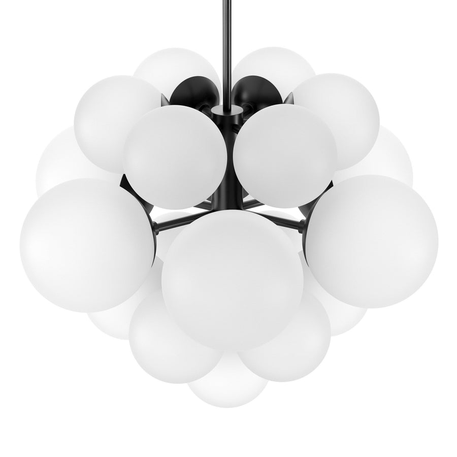 NOVA 27" OPAL GLASS CHANDELIER