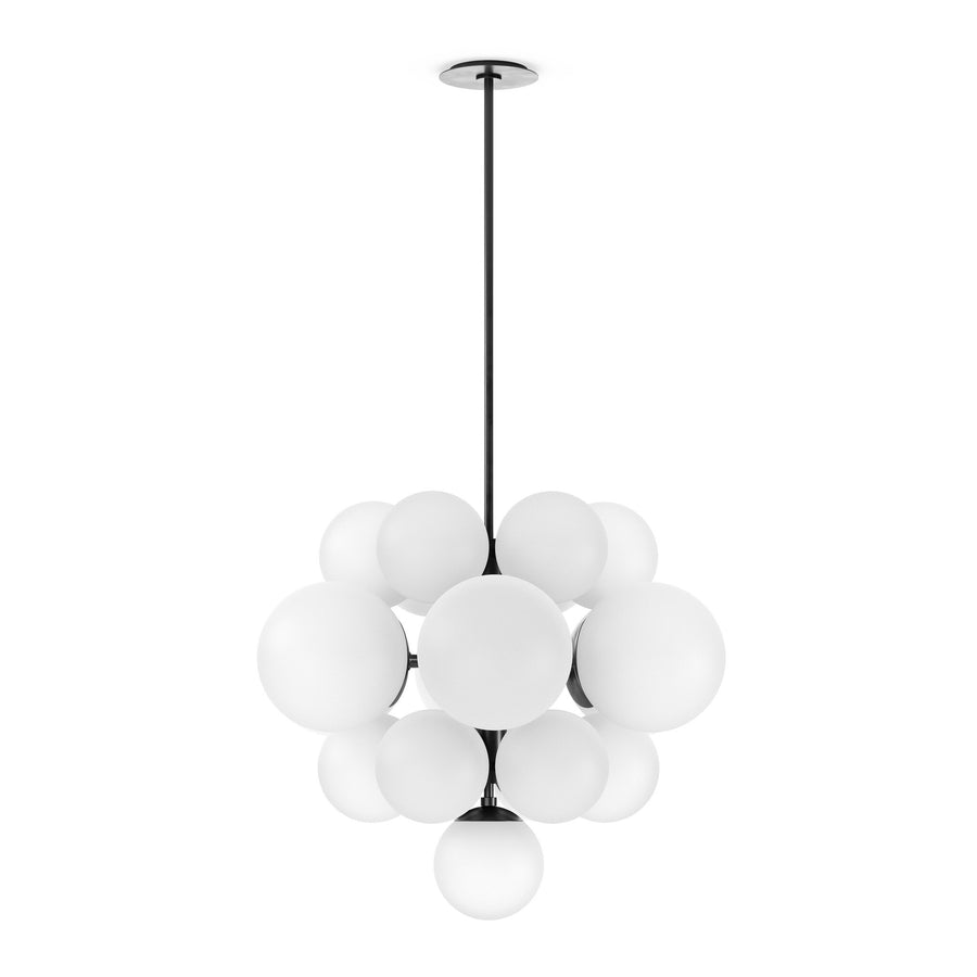 NOVA 27" OPAL GLASS CHANDELIER