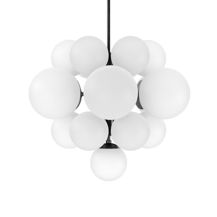 NOVA 27" OPAL GLASS CHANDELIER