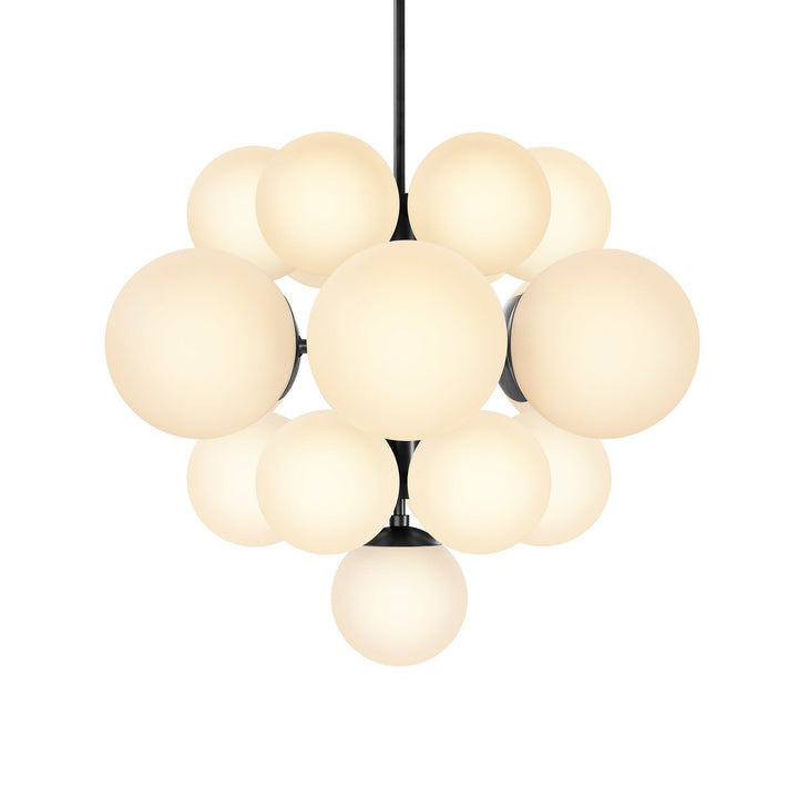 NOVA 27" OPAL GLASS CHANDELIER