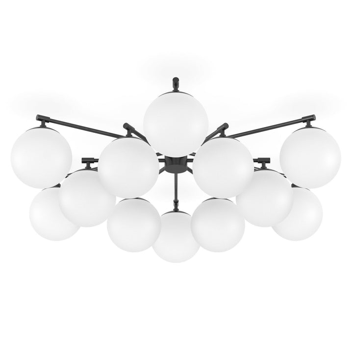 ORION 48"RD OPAL GLASS CHANDELIER