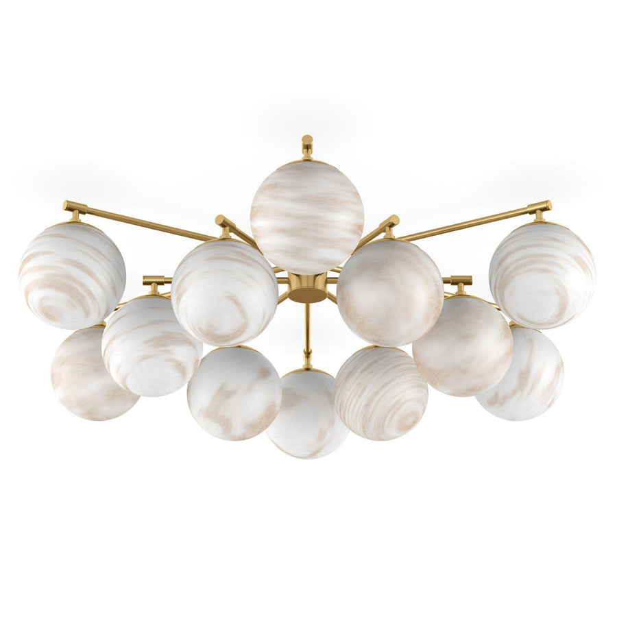 ORION 48"RD OPAL GLASS CHANDELIER