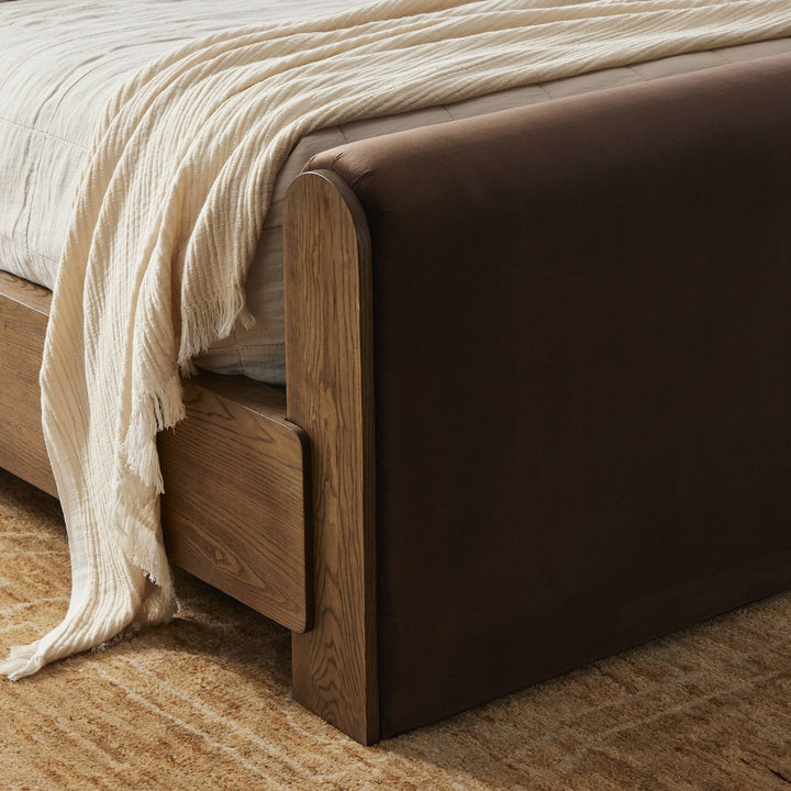 SLOANE COCOA VELVET BED