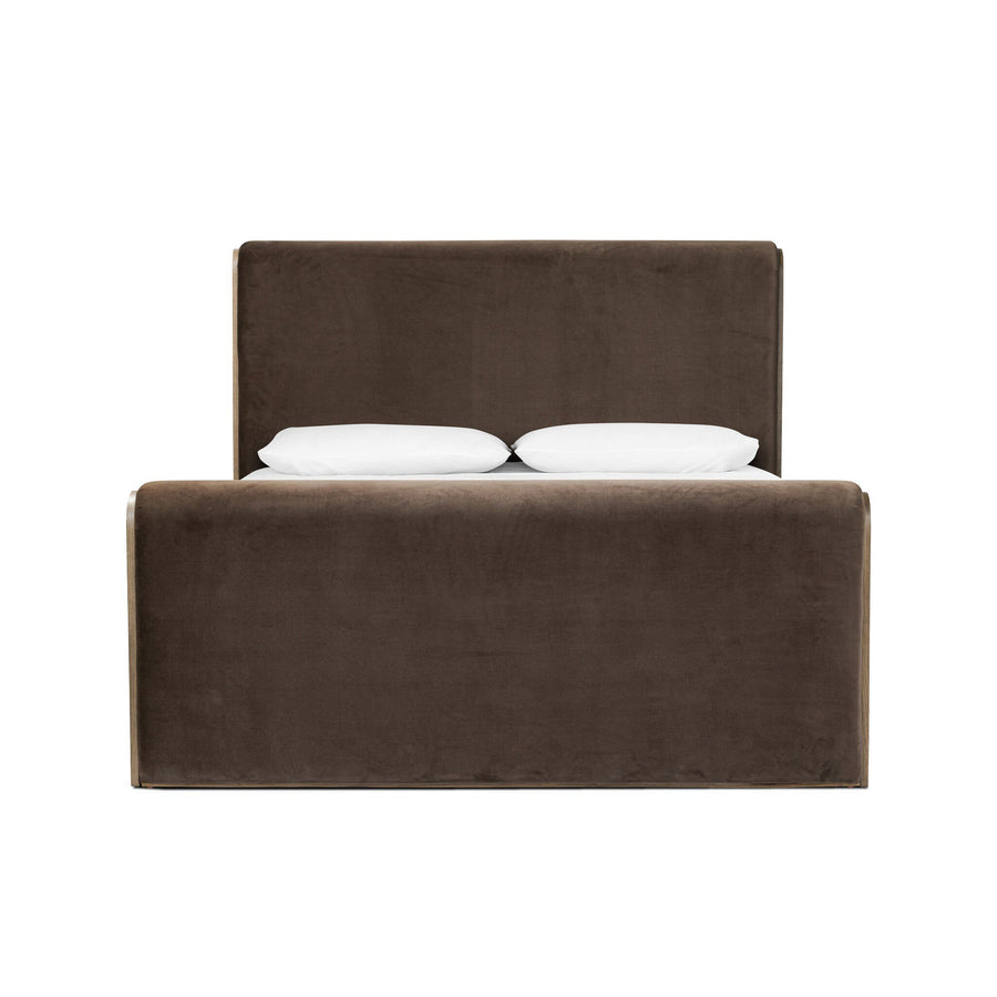 SLOANE COCOA VELVET BED