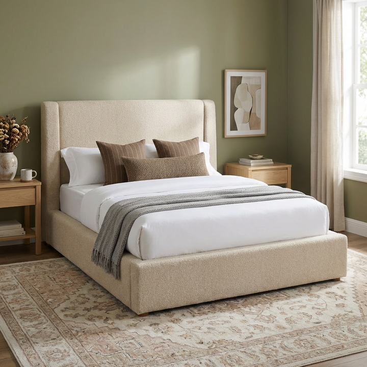 LEILAND CHUNKY CHENILLE FABRIC BED