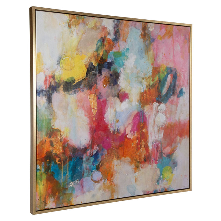 "COLORFUL MINDSET" FRAMED CANVAS ART