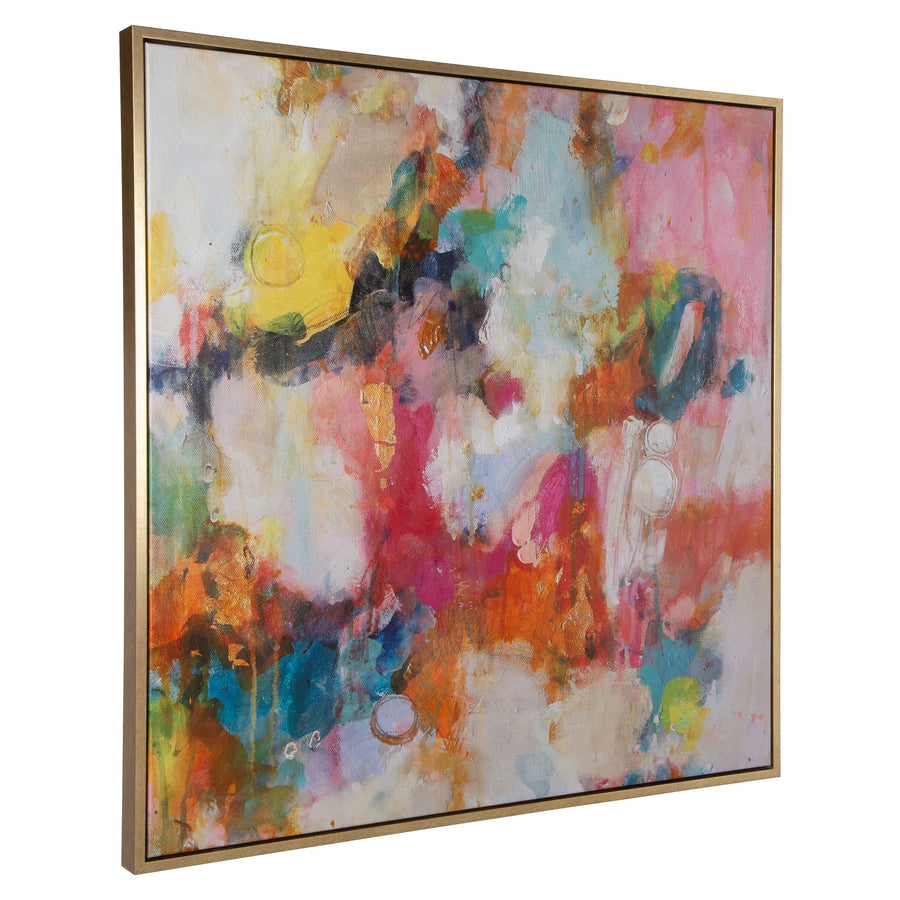 "COLORFUL MINDSET" FRAMED CANVAS ART