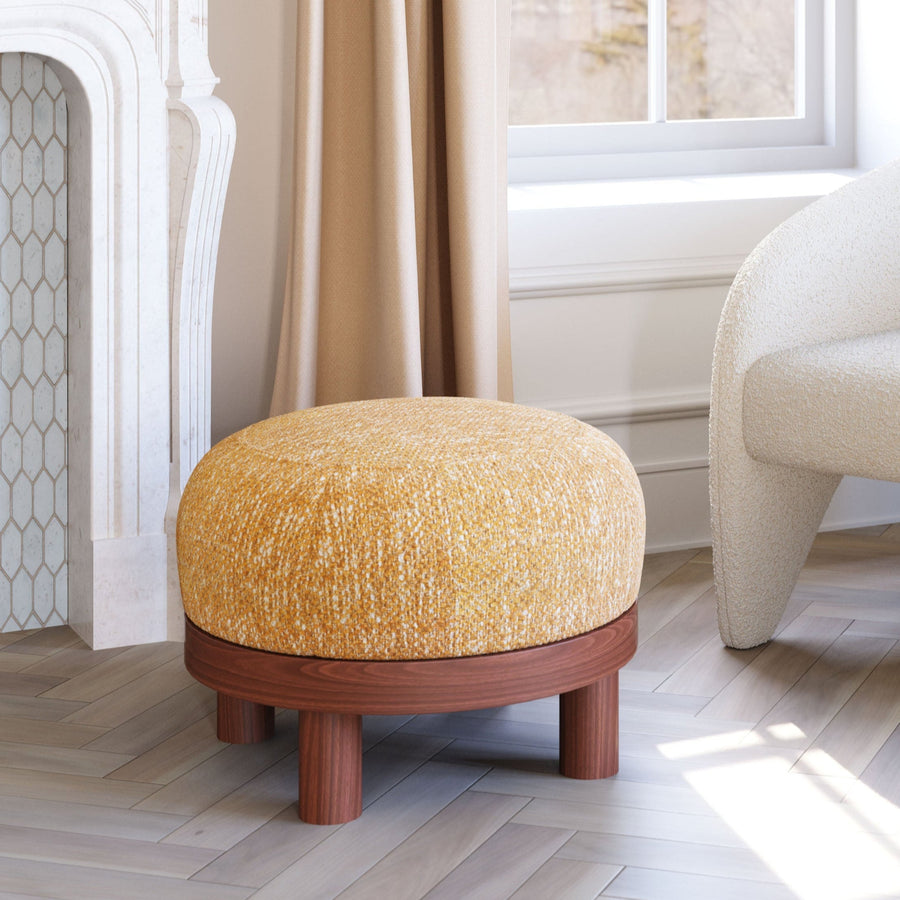 GOME UPHOLSTERED ACCENT OTTOMAN