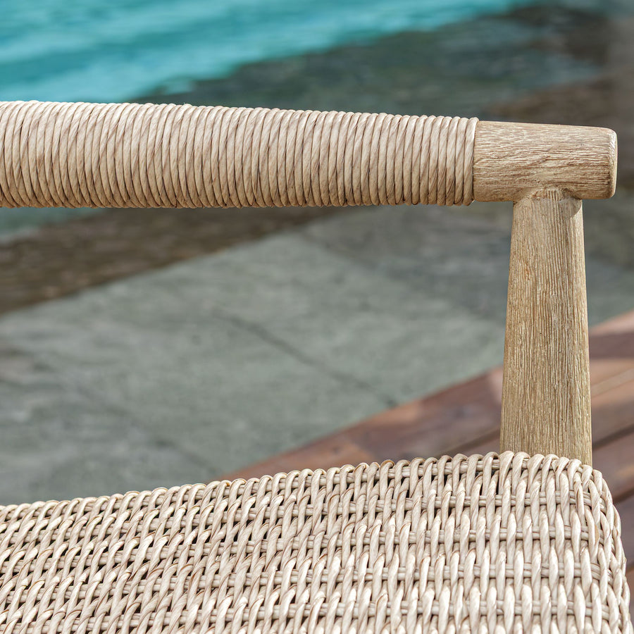 SUMBA WICKER OUTDOOR LOUNGE CHAIR