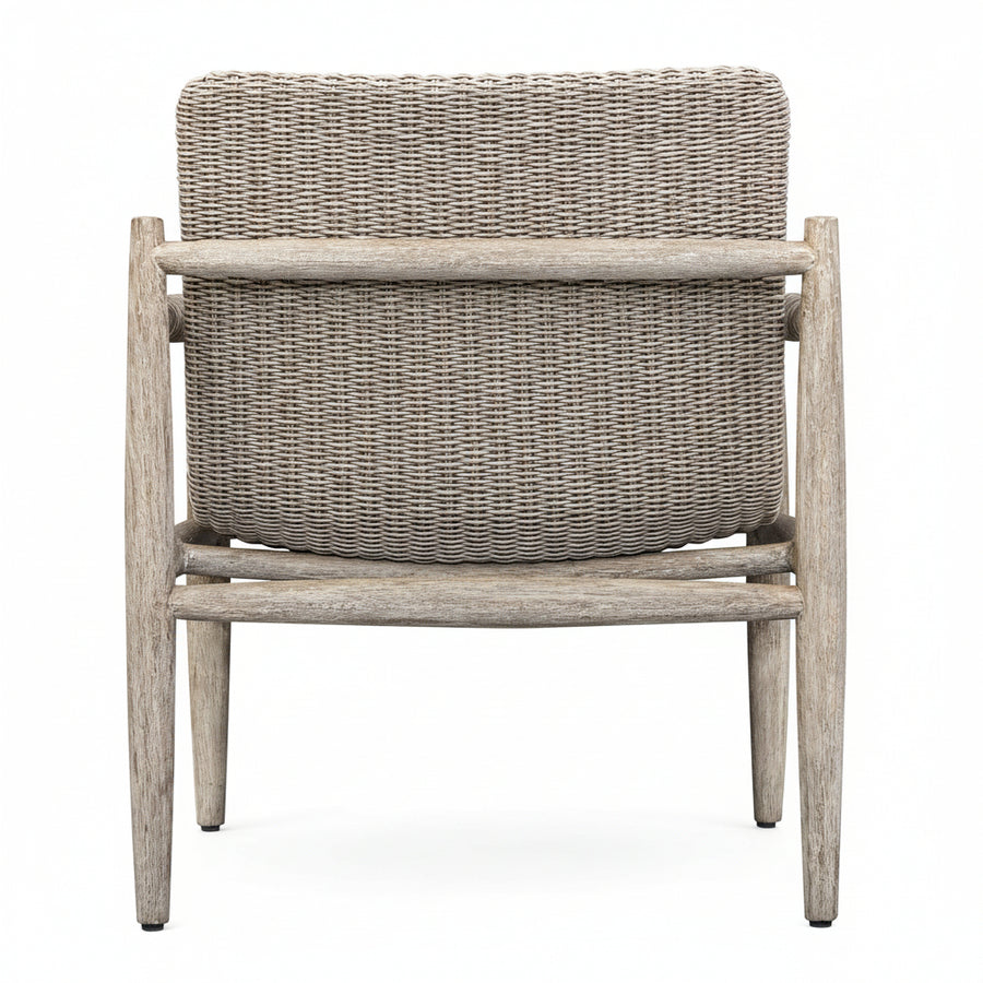 SUMBA WICKER OUTDOOR LOUNGE CHAIR