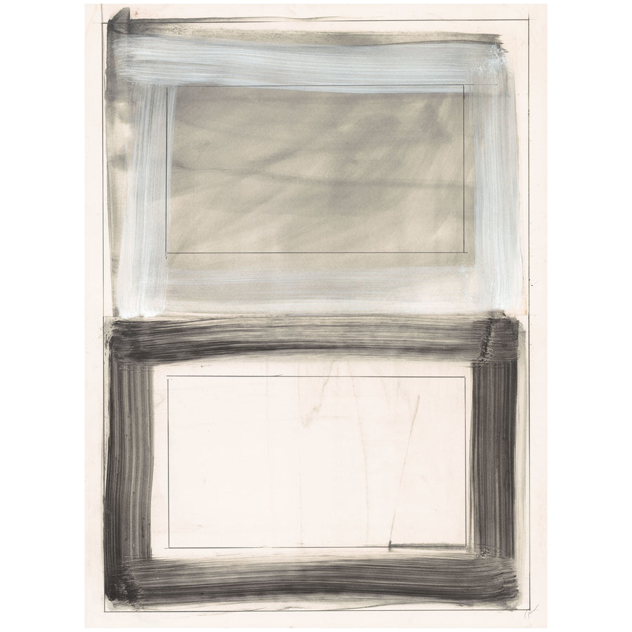 "BLACK & WHITE RECTANGLES" CANVAS ART