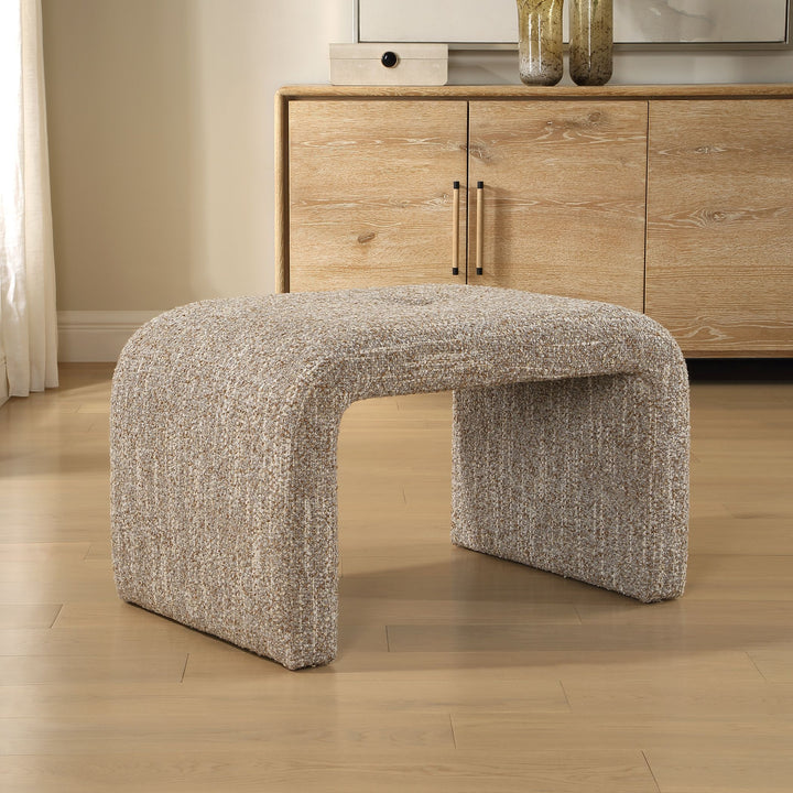 LEORA UPHOLSTERED SMALL BENCH