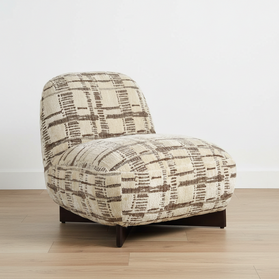 JAVA TOAST CHENILLE ACCENT CHAIR