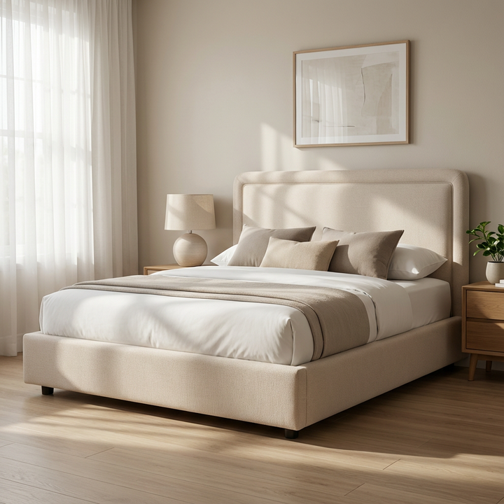 SIMON UPHOLSTERED STORAGE BED