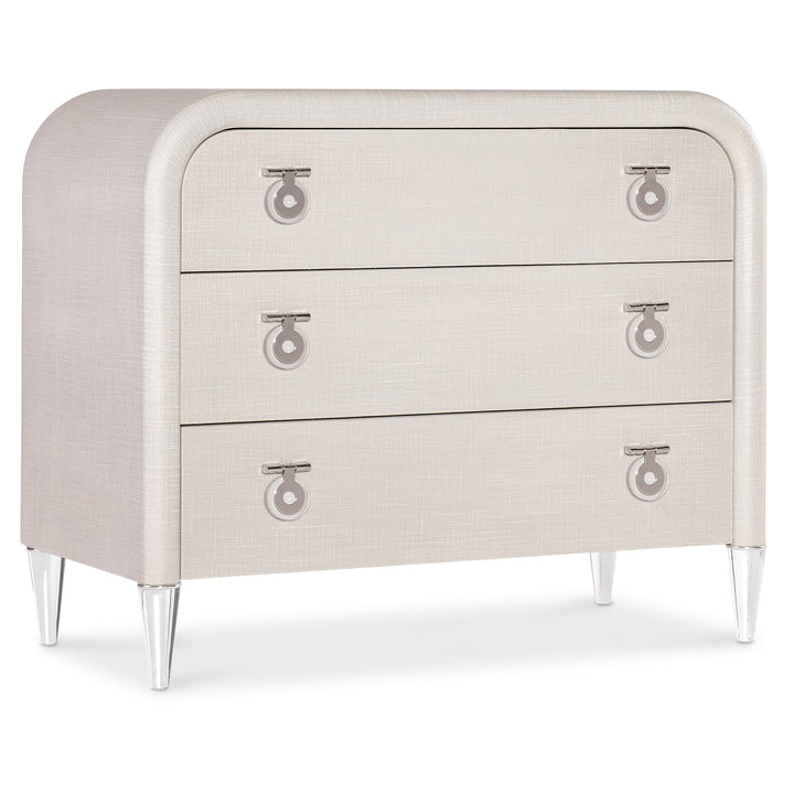 JULIP ACCENT LIVING ROOM CHEST - White - Side View