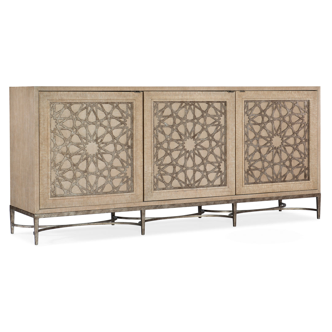 SUZANI THREE DOOR ENTERTAINMENT CONSOLE - Side View