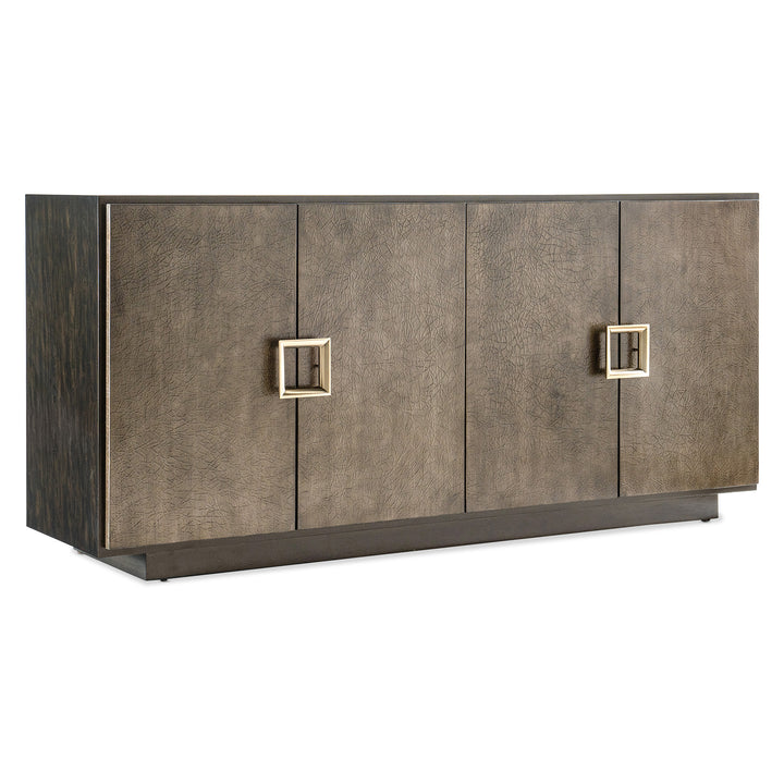 ASHER FOUR DOOR ENTERTAINMENT CREDENZA - Side View