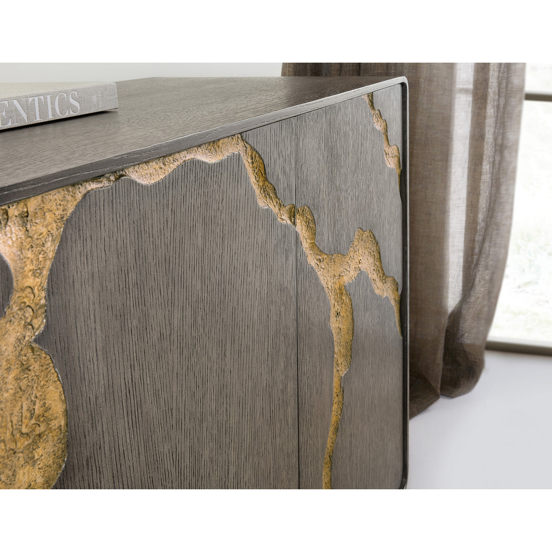 FISSURED ENTERTAINMENT CREDENZA - Closeup View