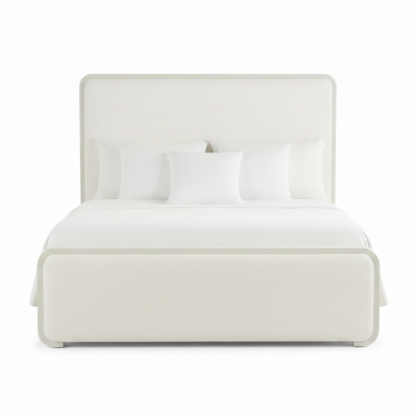 ASHORE UPHOLSTERED PANEL BED