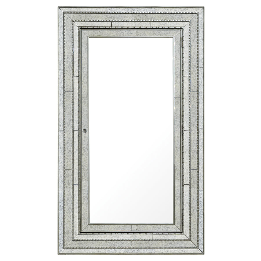 GLAMOUR FLOOR MIRROR WITH JEWELRY ARMOIRE STORAGE - Main View