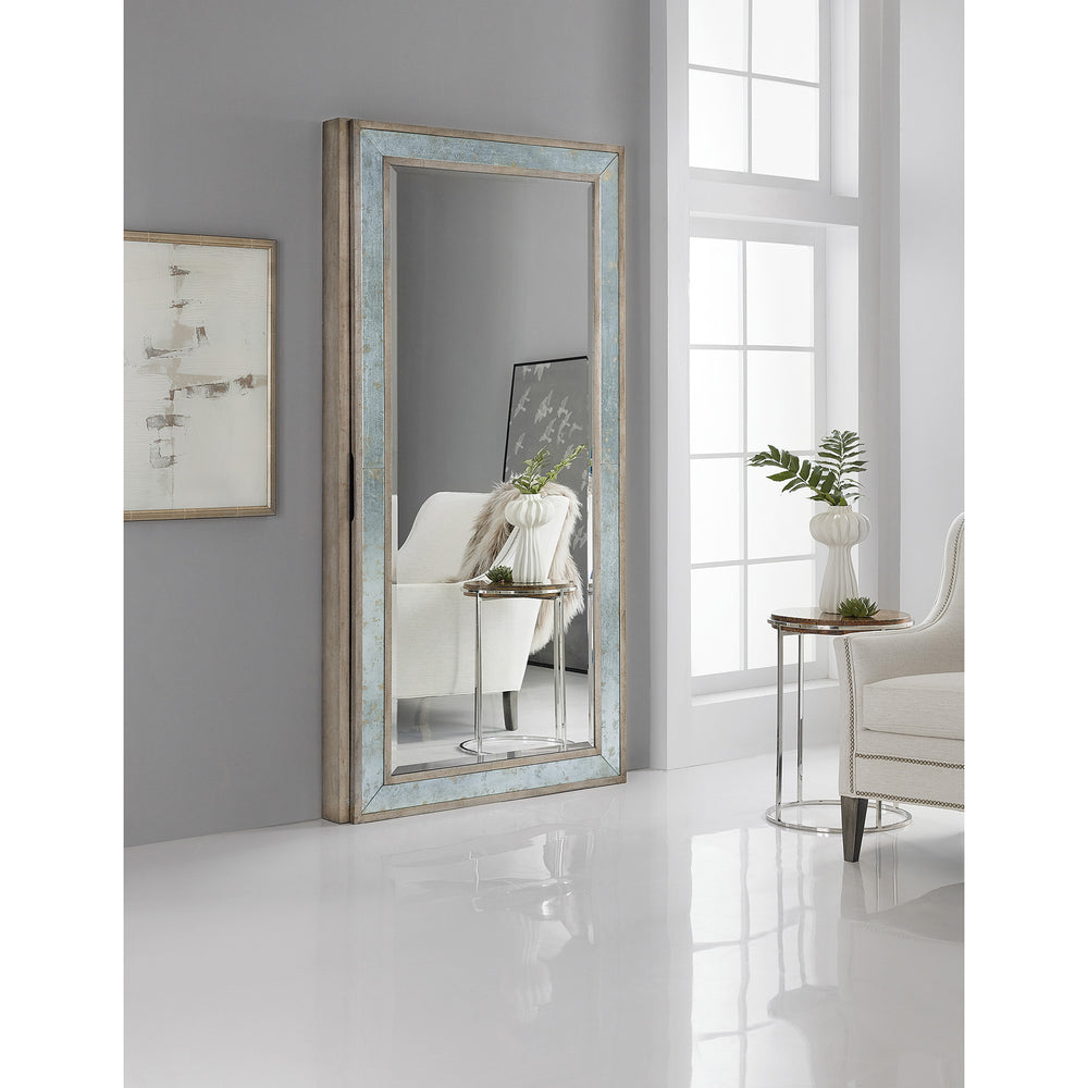 MCALISTER FLOOR MIRROR WITH JEWELRY STORAGE - Room View