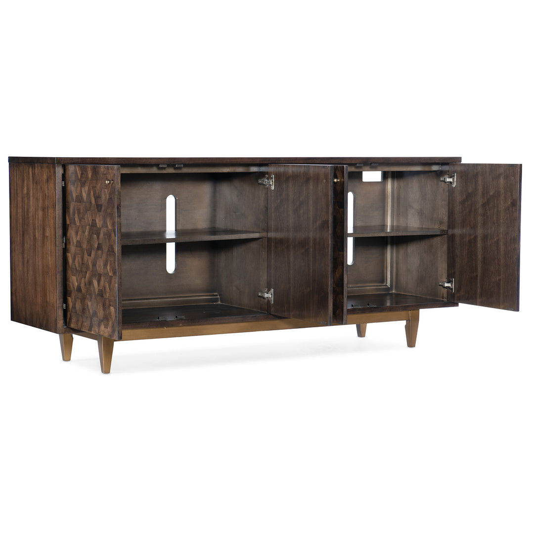 ALPINE FOUR-DOORS CREDENZA - Front View