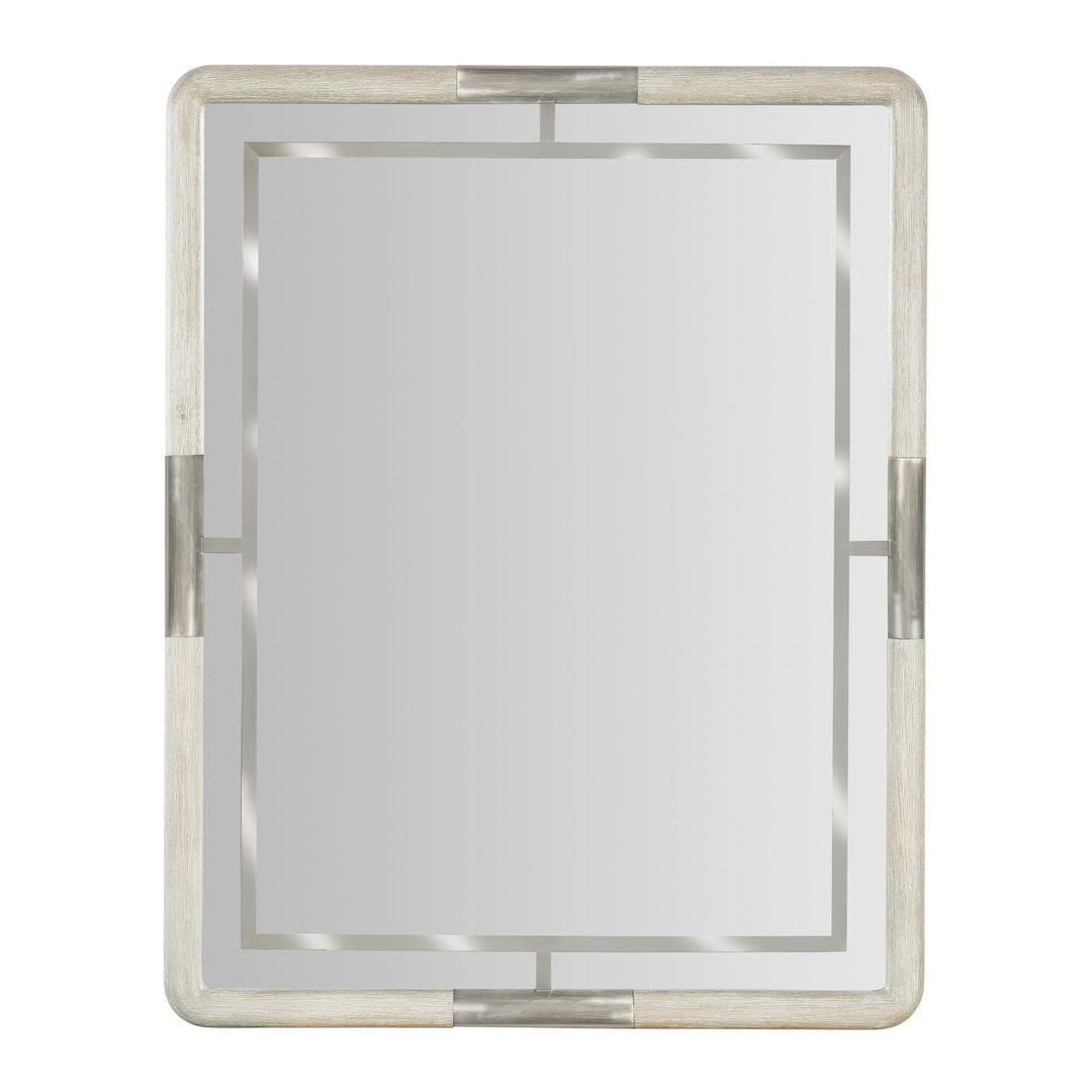 MODERN MOOD RECTANGLE METAL ACCENT MIRROR