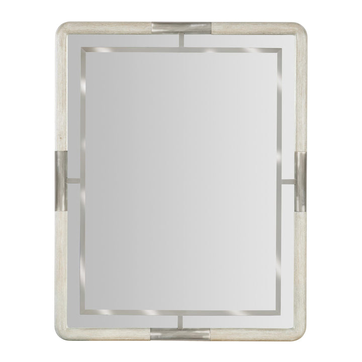 MODERN MOOD RECTANGLE METAL ACCENT MIRROR