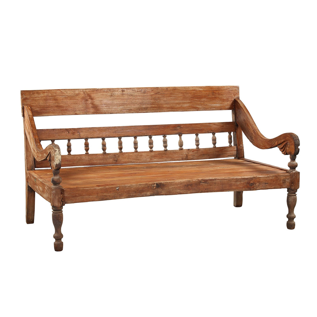 ANTIQUE JAVA BENCH 75