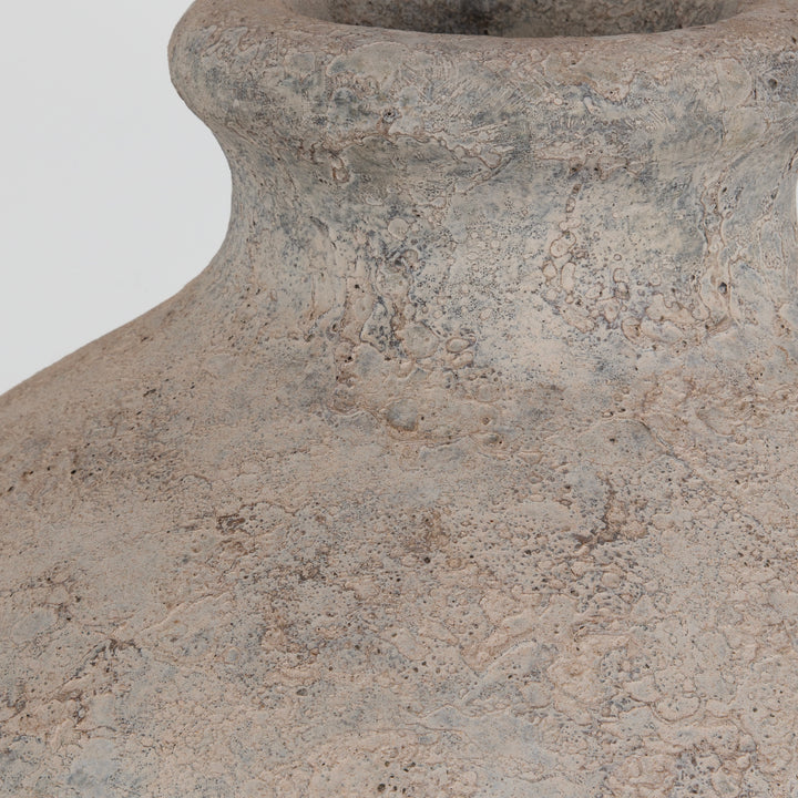 FERNANDINA OVERSIZED RUSTIC CONCRETE VASE