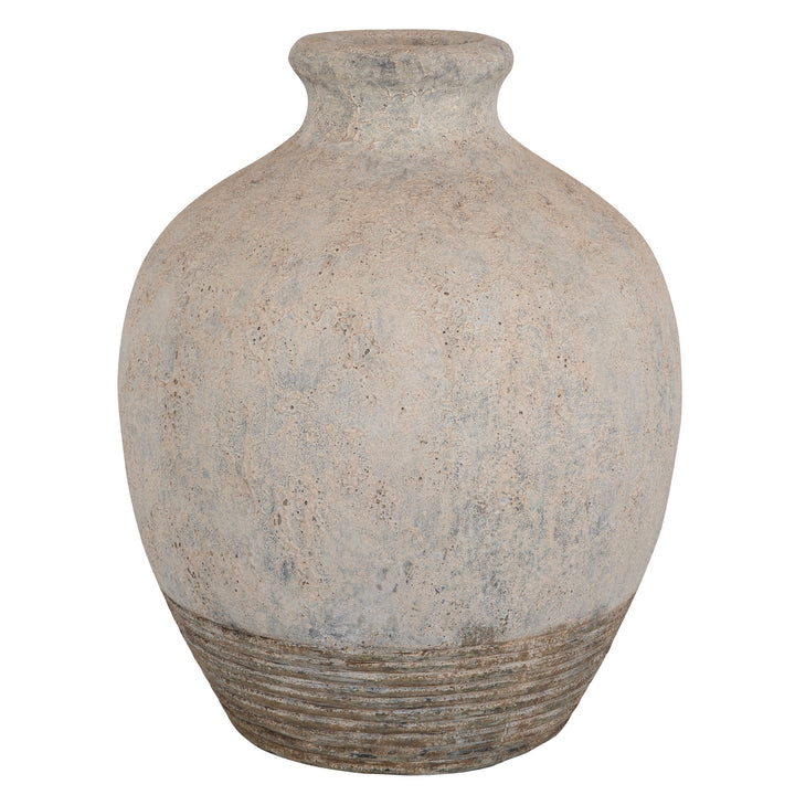 FERNANDINA OVERSIZED RUSTIC CONCRETE VASE