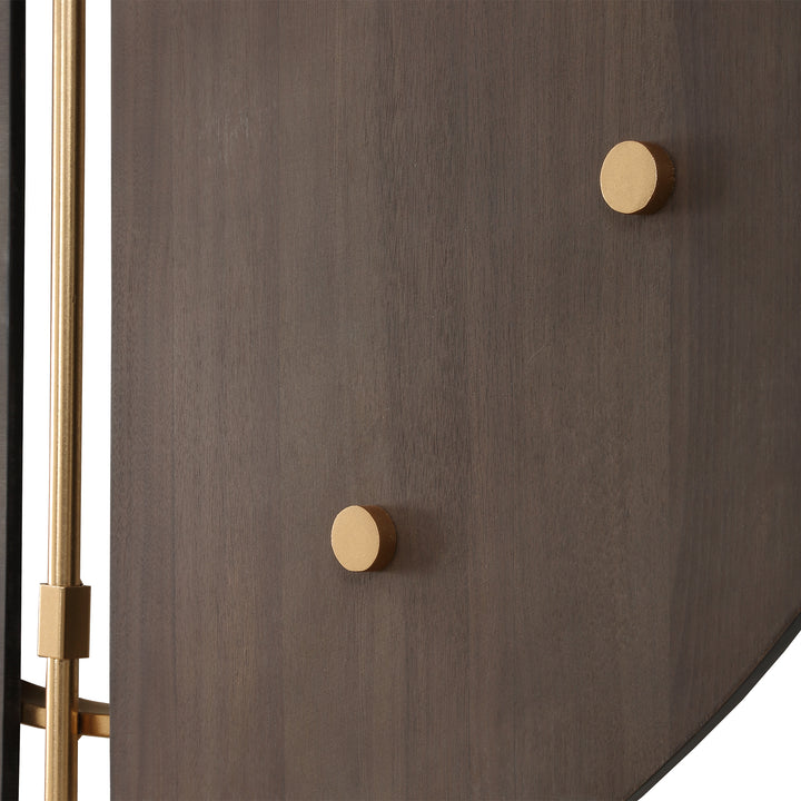 WALNUT ELEGANCE WALL CLOCK