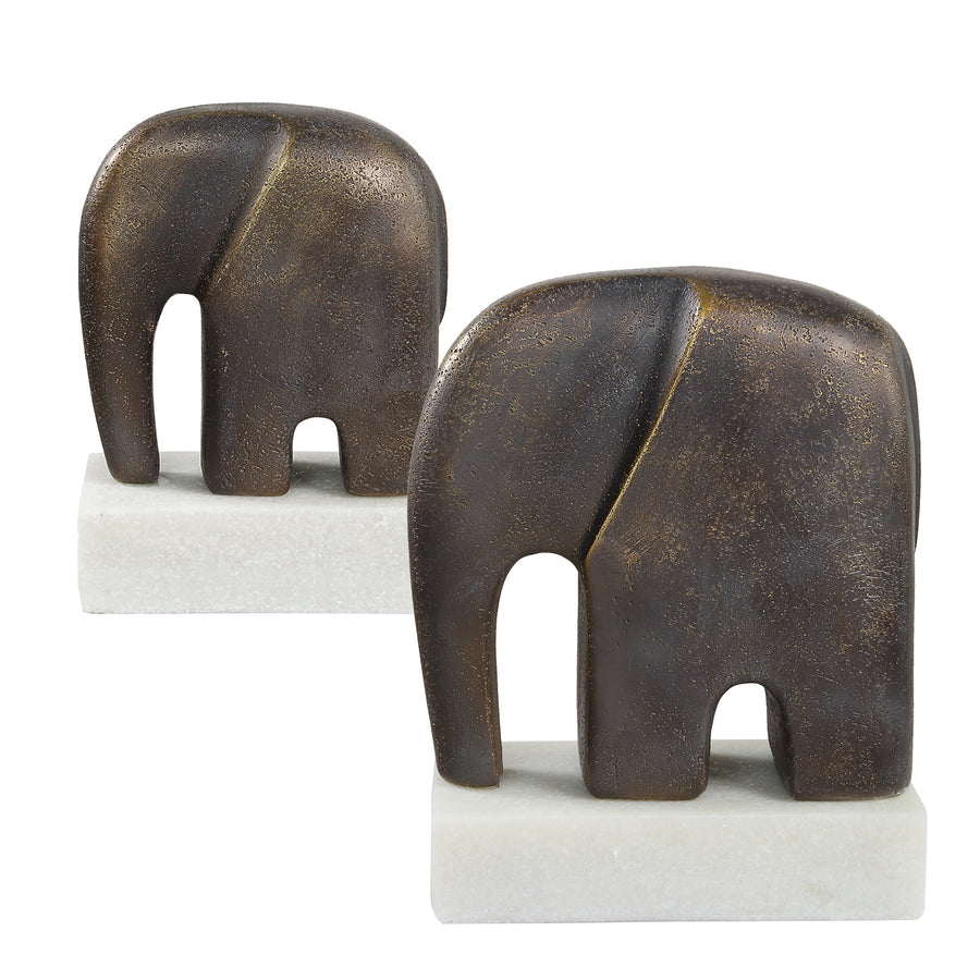 TIMELESS TUSK SCULPTURES | SET OF 2