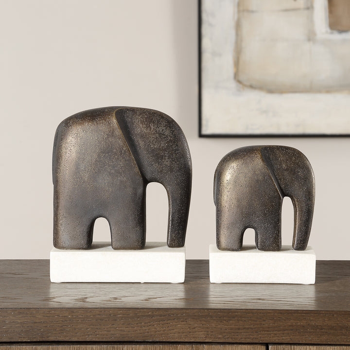 TIMELESS TUSK SCULPTURES | SET OF 2