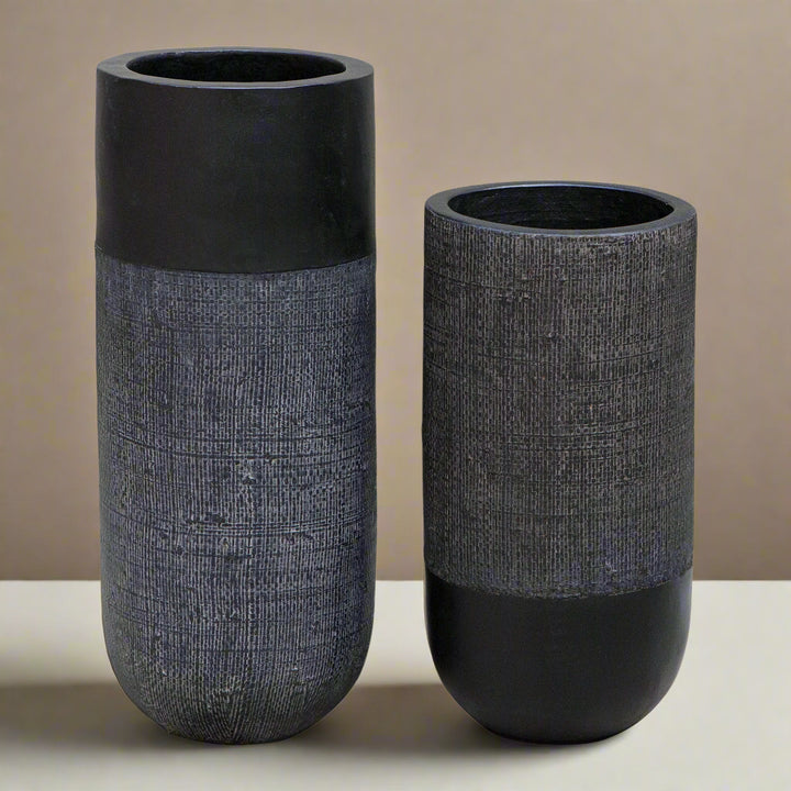 WOVEN SHADOW VASES | SET OF 2