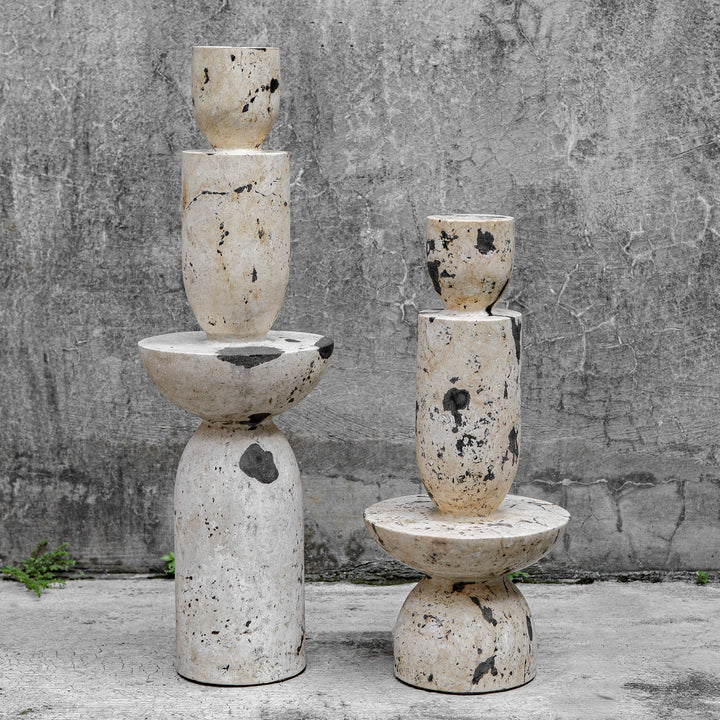 NOUVEAU TOWER SCULPTURES | SET OF 2