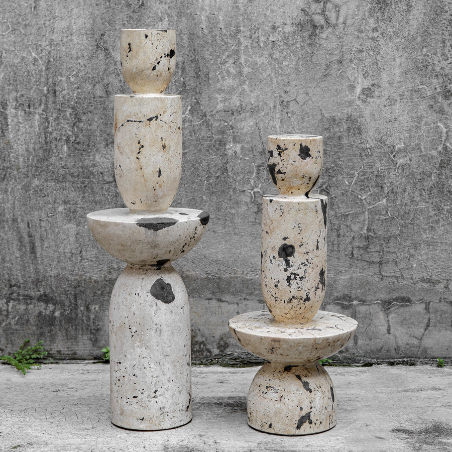 NOUVEAU TOWER SCULPTURES | SET OF 2