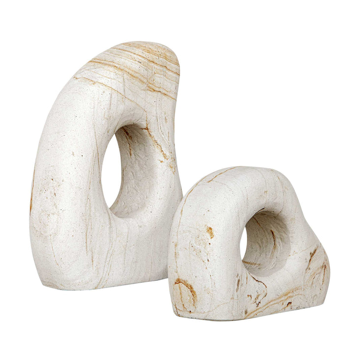 STONE FLOW SCULPTURES | SET OF 2