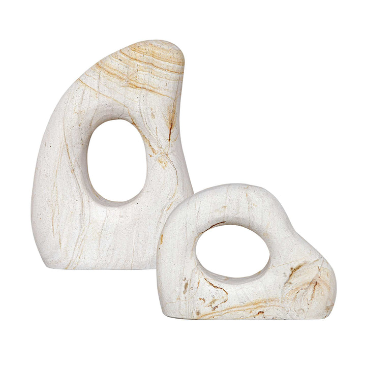 STONE FLOW SCULPTURES | SET OF 2