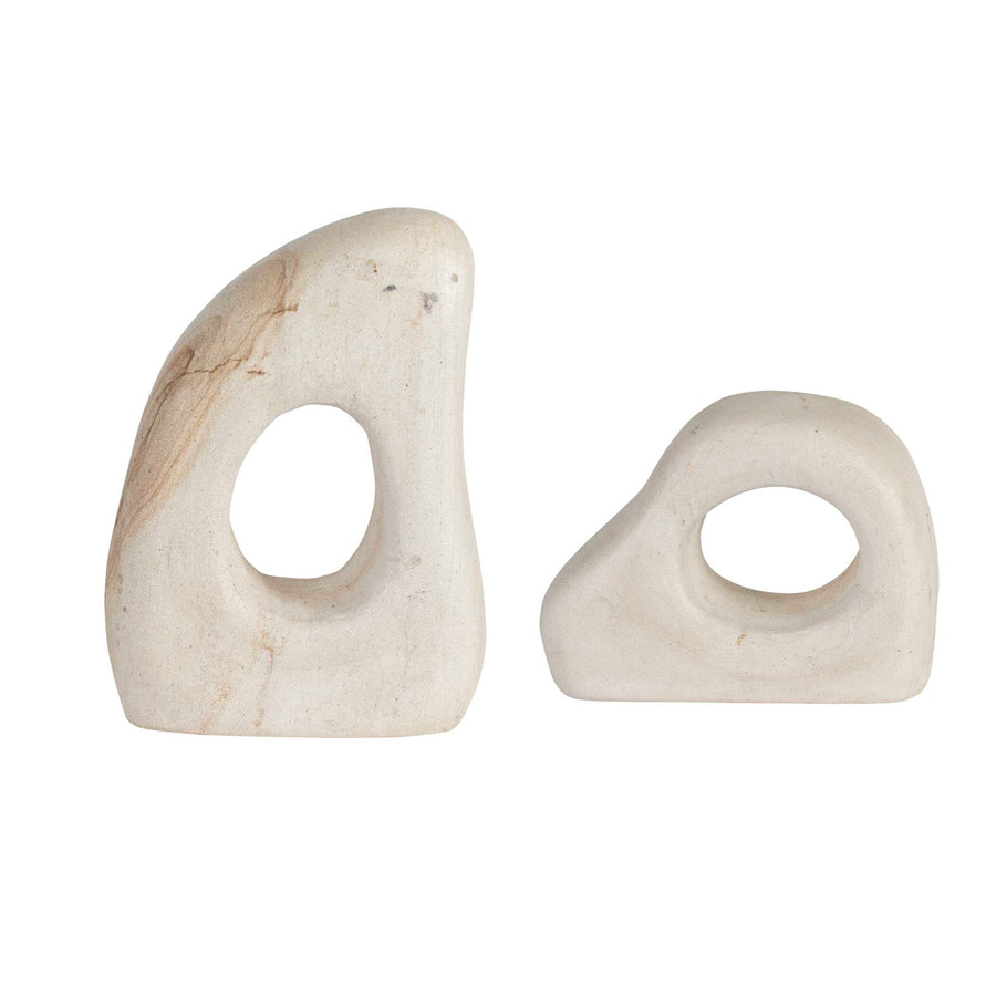 STONE FLOW SCULPTURES | SET OF 2