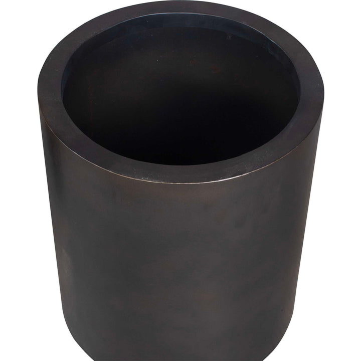 VOLCAN MATTE BRONZE OUTDOOR PLANTERS SET/2
