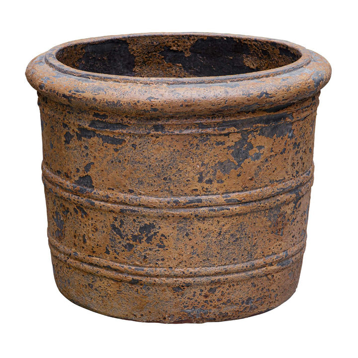 WEATHERED RELIC RUSTIC OUTDOOR PLANTER