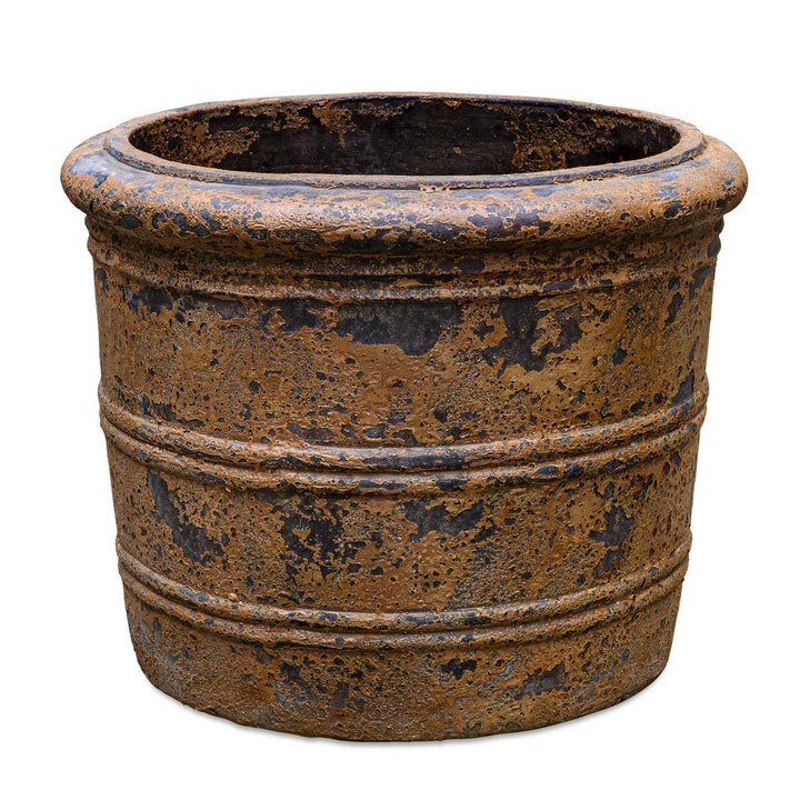 WEATHERED RELIC RUSTIC OUTDOOR PLANTER