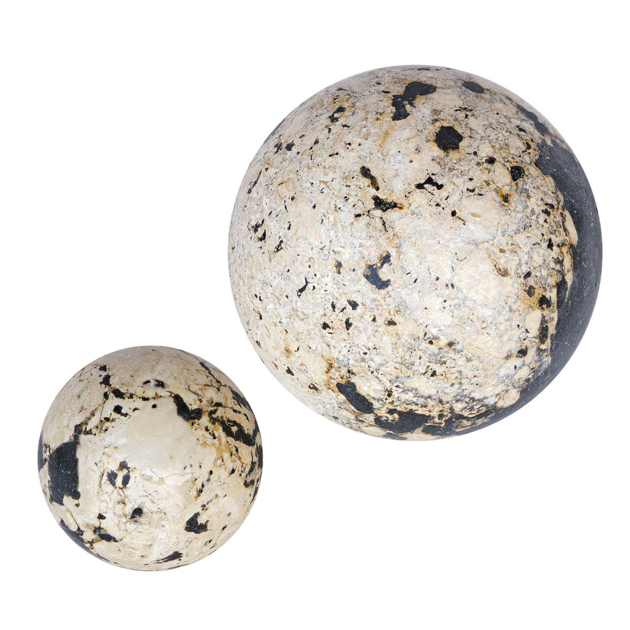 NOUVEAU STONE SPHERES | SET OF 2