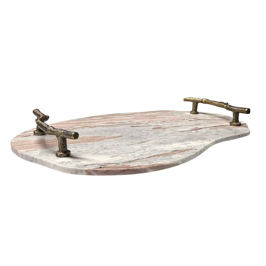 STONE AND TWIG MARBLE TRAY
