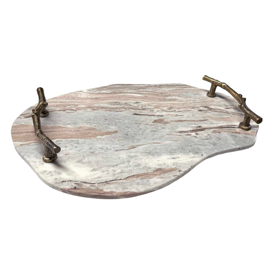 STONE AND TWIG MARBLE TRAY