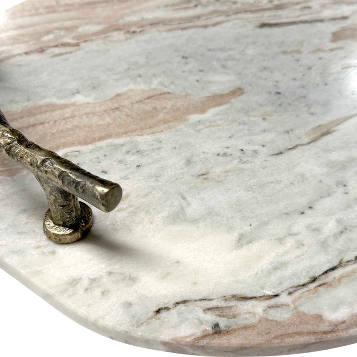 STONE AND TWIG MARBLE TRAY