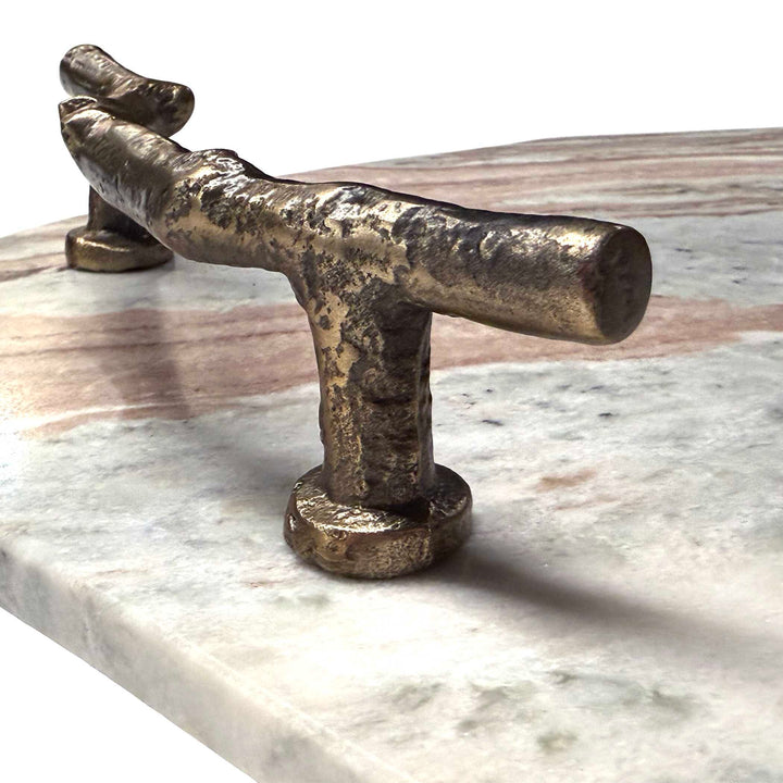 STONE AND TWIG MARBLE TRAY