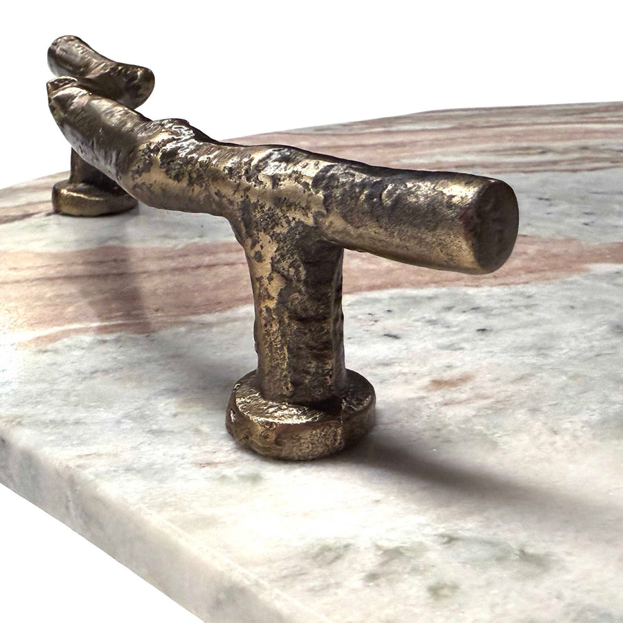 STONE AND TWIG MARBLE TRAY