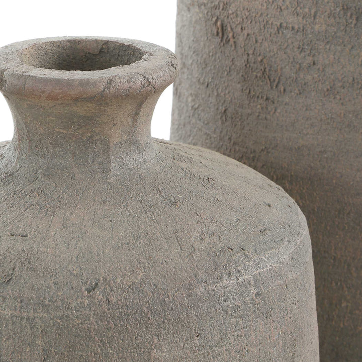 TERRENE CLAY VASES | SET OF 2